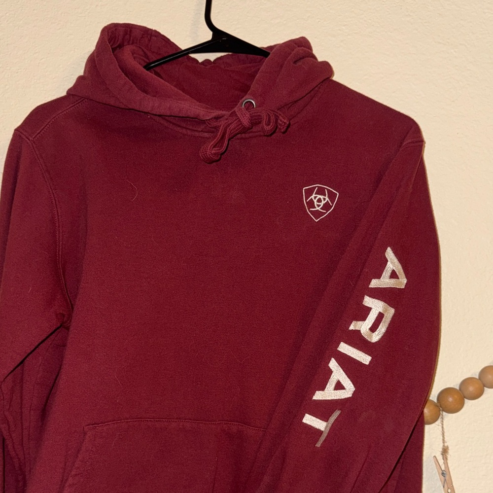 Ariat Men's Maroon Hoodie Sweater